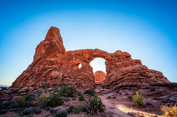 Arches National Park while hiking in the fall of 2024 including Balanced Rock and various arches © Ed