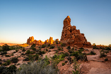Arches National Park while hiking in the fall of 2024 including Balanced Rock and various arches © Ed