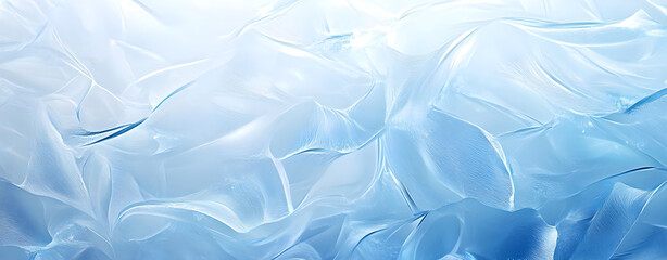 Obraz premium A smooth ice texture background with frosty details and transparent layers