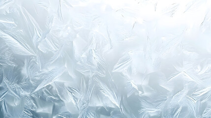 A smooth ice texture background with frosty details and transparent layers