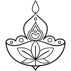 black and white flower