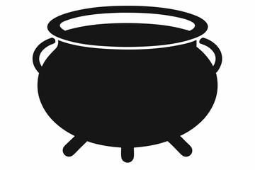 

Witch cauldron poison brew silhouette vector, Cauldron silhouette
