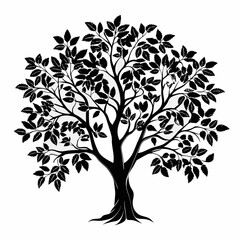 zelkova--tree-silhouette