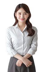 Business office female white collar