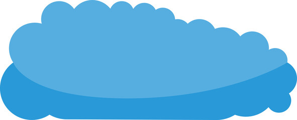 Blue Cloud Illustration
