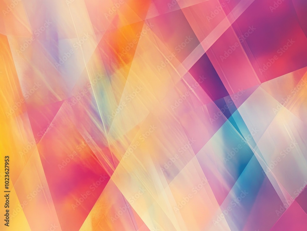 Aufkleber Abstract geometric texture featuring a trendy blurred background with a gradient pattern ideal for motion wallpapers fantasy illustrations and design elements for graphics or textiles