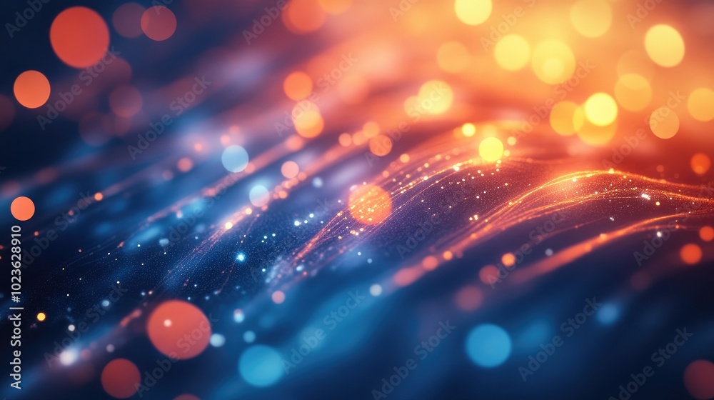 Aufkleber Abstract light backdrop displaying intricate details best appreciated in full size
