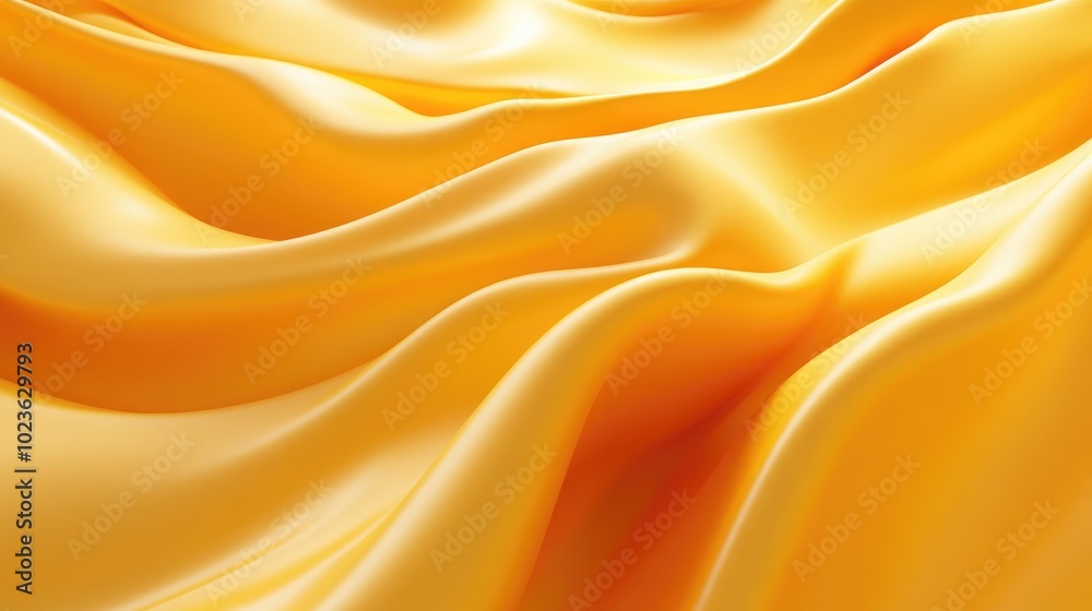 Poster 3d rendering of a blank yellow orange abstract minimal backdrop suitable for advertising design cosm