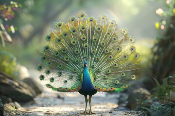 Peacock tail  Peacock tail