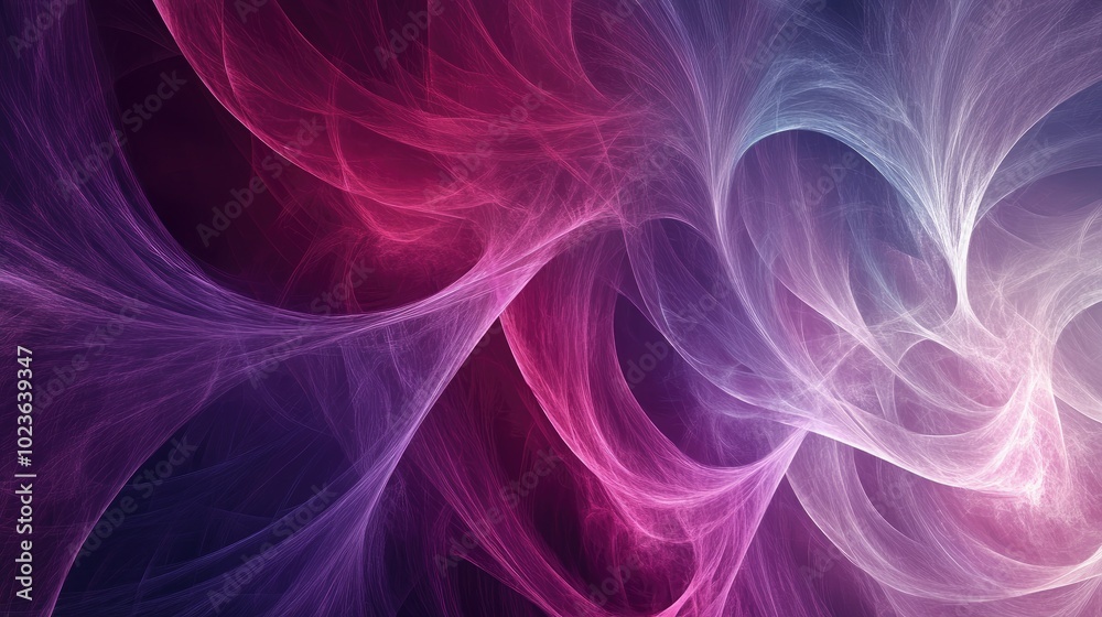 Poster abstract digital fractal fantasy backdrop design