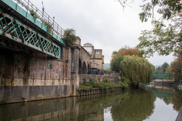 old factory district of England