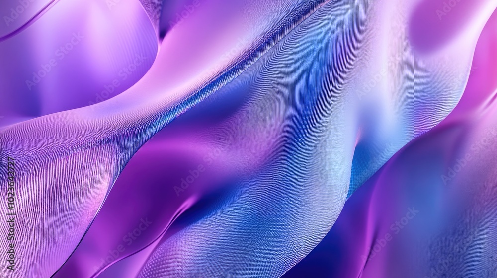 Poster 3d rendering of an abstract geometric background in purple and blue hues suitable for advertising te
