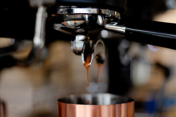 Pulling Espresso Shot
