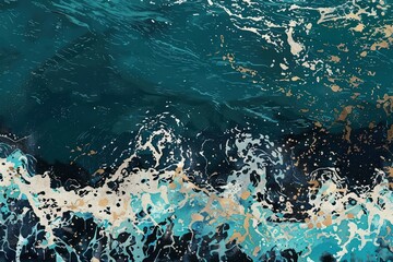 Ocean outdoors nature animal.