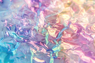 Trendy holographic pastel gradient backdrop.