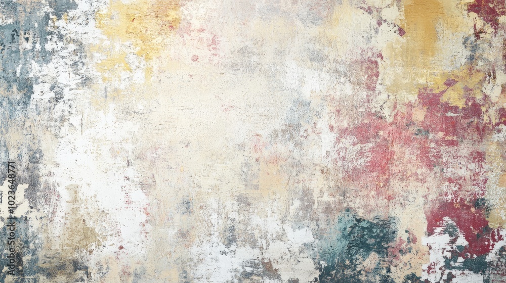 Poster artistic depiction of a textured shabby background featuring an abstract design suitable for photo w