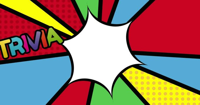 trivia day animation video, ideal for trivia day celebration - Powered by Adobe