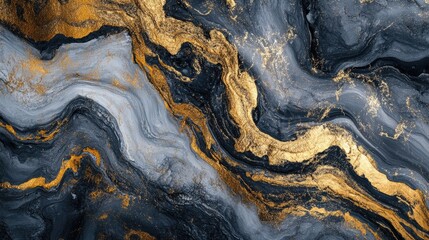 Abstract painting featuring a stylish gold pattern ideal for modern wall decor wallpaper murals carpets and hanging art displays