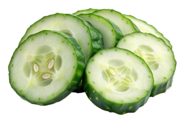  Cucumber slices png
