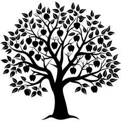 apricot-tree-silhouette