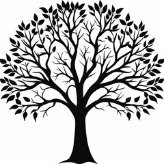 American-elm-tree-silhouette