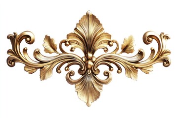 Elegant gold decorative ornament design
