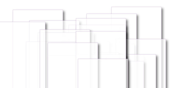 Abstract geometric white monochord Cover or splash template for web design and site decoration. Seamless ornament. Seamless background of rectangular shapes. Vector illustration. Various shapes,