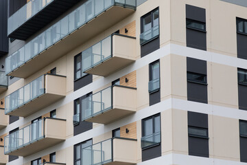 Modern high-rise apartment buildings in a residential area highlighting rental and mortgage opportunities for prospective buyers