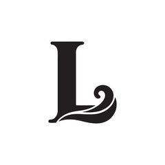 Stylish and Elegant Letter L Logo Design - Fluid Curved Shape Ideal for Modern Brand Identity, Minimalist Logo Projects, and Professional Branding Solutions Seeking Sleek and Creative Designs.
