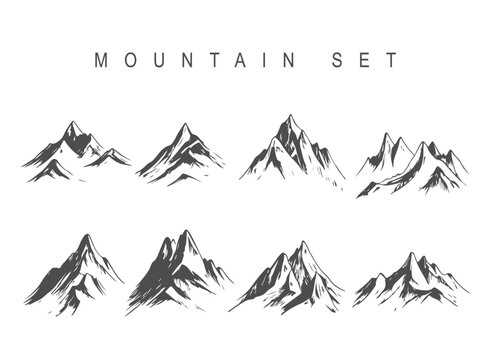 Berge Mountain Set Gebirge Natur