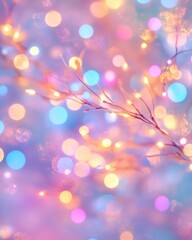 Abstract Bokeh Lights Background - A Stunning Display of Colorful Blurred Circles.