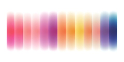 Vibrant Rainbow Color Palette Background for Creative Designs