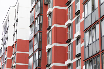 High-rise apartment buildings in a residential area showcasing modern architecture and rental...