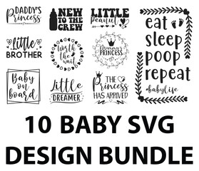 Baby SVG Design Bundle 