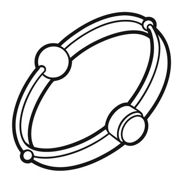 black and white bracelet design clip art preview