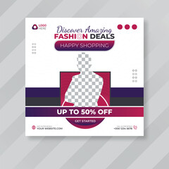 Top Fashion Modern Sale Post for Men's Clothing Deals