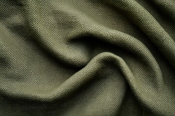 Fototapeta premium A green fabric with a wavy texture