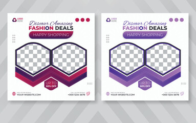 Top Fashion Modern Sale Post for Men's Clothing Deals