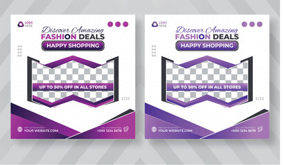 Top Fashion Modern Sale Post for Men's Clothing Deals