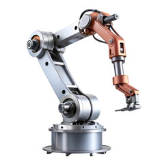 Ai cloud concept with robot arm