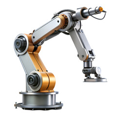 Ai cloud concept with robot arm