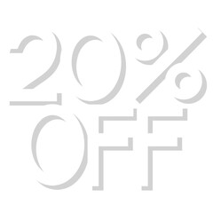 set of numbers, 20 percent off, 20 percent off discount, percent sign, 20%, 20% off, discount, percent, sign, sale, market, bussines, shop, tag, label, banner, png, sticker