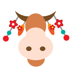 Naklejka premium deer head