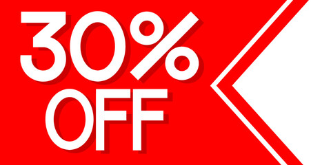 30 percent off, 30 percent off discount, red percent sign, 30%, 30% off, discount, percent, sign, sale, market, bussines, shop, tag, label, banner, png, sticker, for social media, for your work