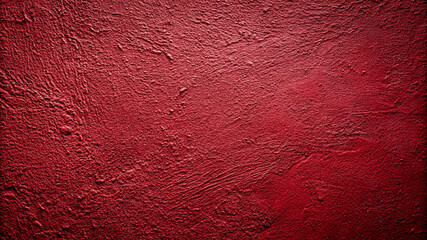 Rich Dark Red Smooth Painted Texture on Concrete - A Stunning Design Background for Modern Interiors and Architectural Decor