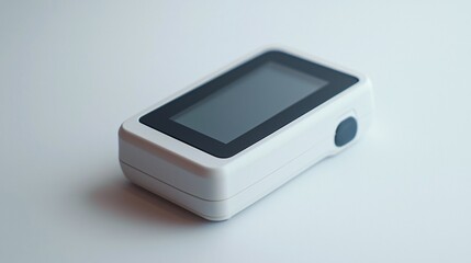 Pulse Oximeter Displaying a Reading