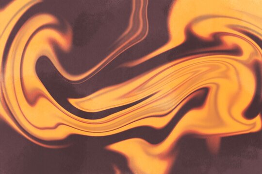 Swirling golden and brown abstract background
