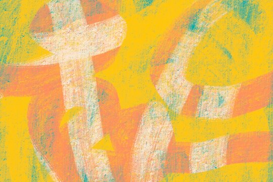 Vibrant abstract pastel artwork with textured elements