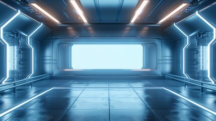 Blank area ideal for cybersecurity visuals.