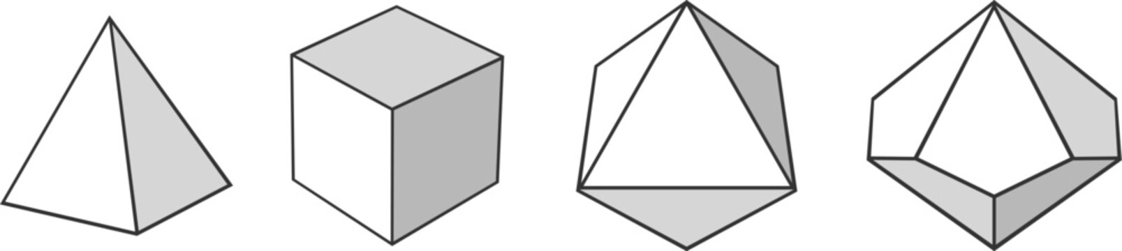 Design of geometric figures set